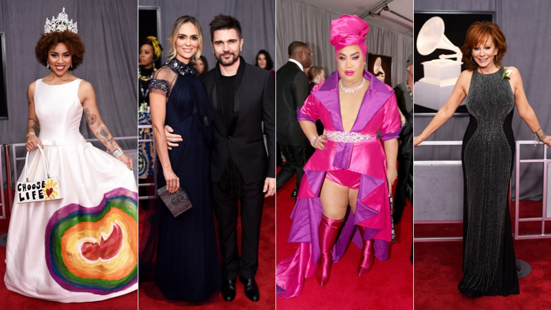 Illustration for article titled Wear a White Rose If We Should Send Help: Every Look on the Grammys Red Carpet